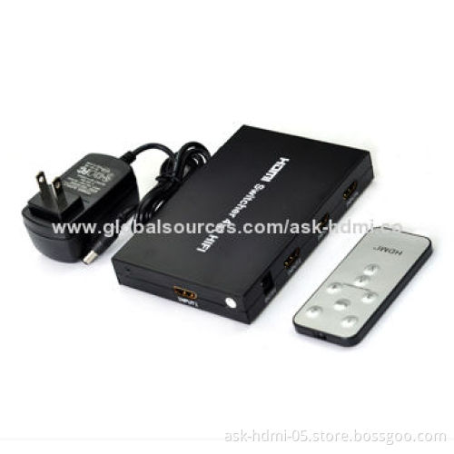 1.3V HDMI 4x1 switcher with IR remote control